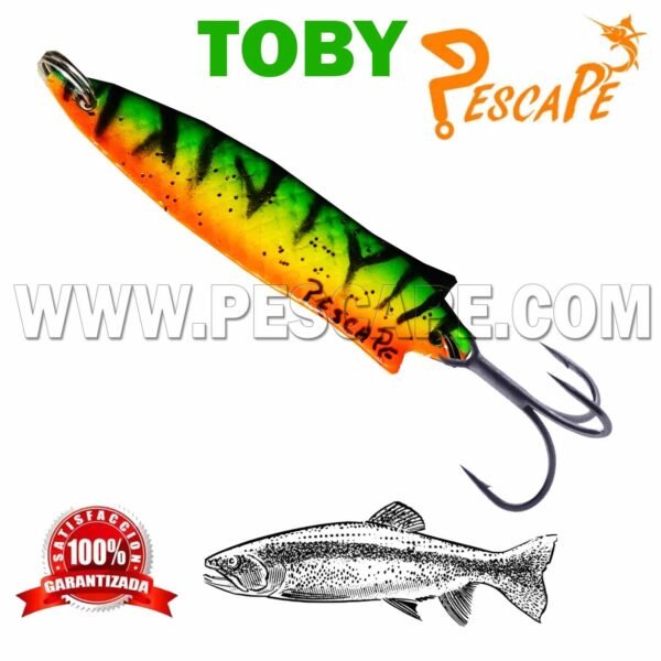 Cuchara Toby PescaPe® para truchas Lagunas Efectivos 14g ColorD