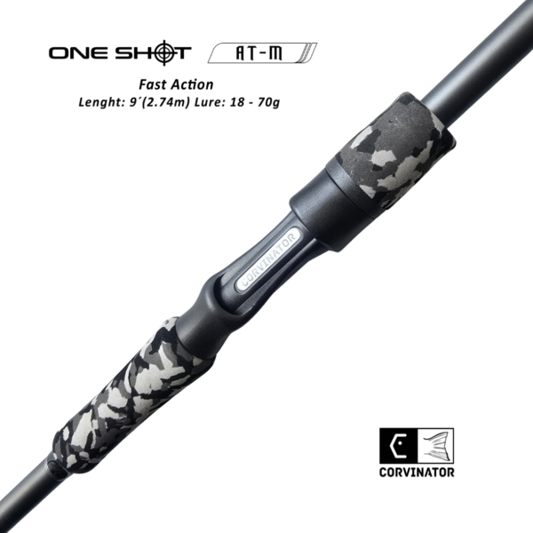 CAÑA CORVINATOR ONE SHOOT AT-M Carbono 2.74m Cast 18-70g - Imagen 3