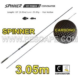 CAÑA CORVINATOR SPINNER AT-POWER CARBONO 3.02m LURES 25-85g
