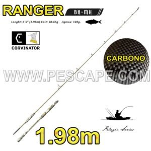 Caña Corvinator para Bote Ranger Mar Ríos 1.98m MK-MH cast 20-65g