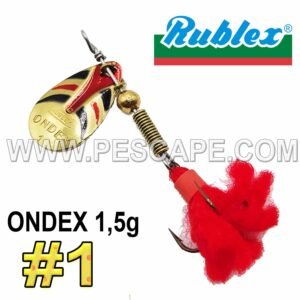 MARIPOSA SPINNER RUBLEX #1 ONDEX 1.5gr RIOS ORIGINAL