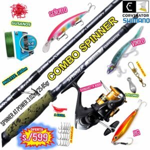 MEGACOMBO CORVINATOR SPINNER AT POWER 3.02m 25-85gr SHIMANO FX 4000