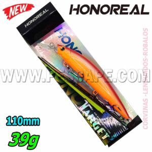 Señuelo Duro Honoreal Target-X Sinking 3D Eyes 110m 39g Color10