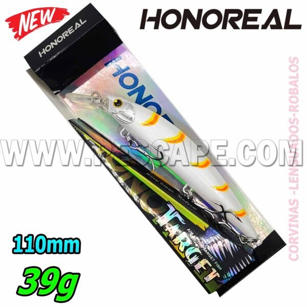 Señuelo Duro Honoreal Target-X Sinking 3D Eyes 110m 39g Color11
