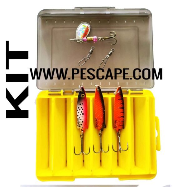 Set de cucharas para trucha DUM Efectivos + estuche (3 und)