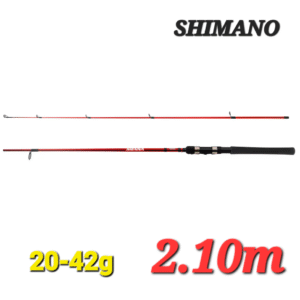 Caña shimano sienna 2.10m GRAFITO laguna ríos 20-42g Spinning Red