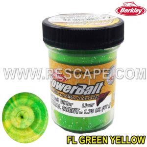 CEBO POWERBAIT® BECKLEY PARA TRUCHA DE MASA – FL GREEN YELLOW