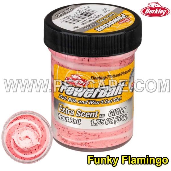 CEBO POWERBAIT® BECKLEY PARA TRUCHA DE MASA – Funky Flamingo