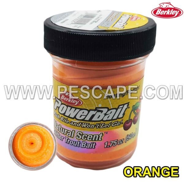 CEBO POWERBAIT® BECKLEY PARA TRUCHA DE MASA – ORANGE
