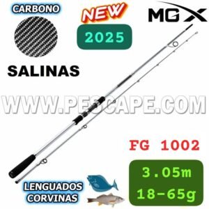 Caña Mgx Salinas FG 1002 3.05m 18-65g Fibra de Carbono Spinning