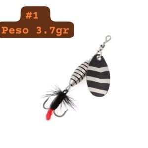 Mariposa W.P.E SPINNER para trucha Alta Calidad 3.7g Cuchara M404