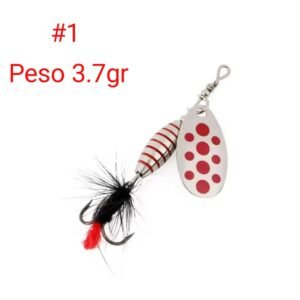 Mariposa W.P.E SPINNER para trucha Alta Calidad 3.7g Cuchara M401