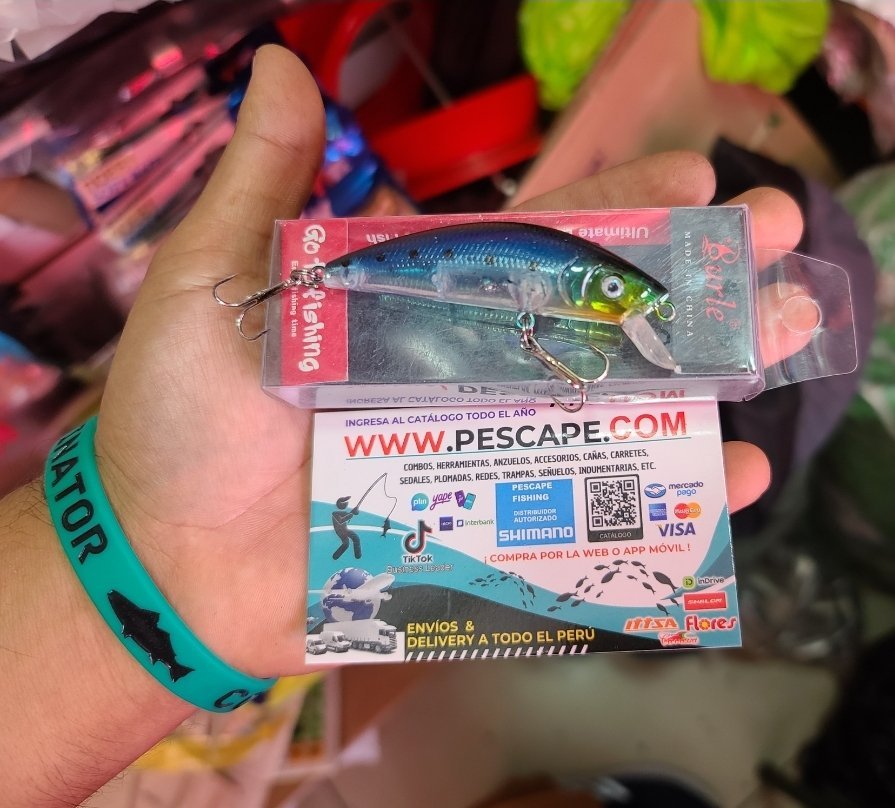 Señuelo para trucha Hard Baits Pro Ríos Lagunas Blue