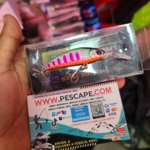 Señuelo para trucha PROBEROS 3D Hard Baits Pro Ríos Lagunas Orange Green