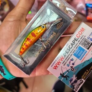 Señuelo para trucha PROBEROS 3D Hard Baits Pro Ríos Lagunas Orange green