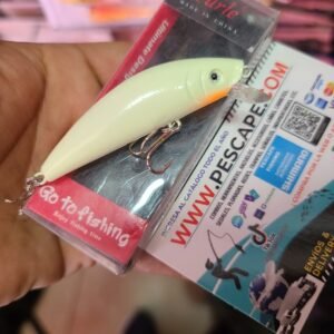Señuelo para trucha PROBEROS 3D Hard Baits Pro Ríos Lagunas White
