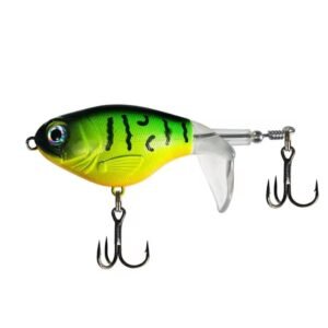 Señuelo de pescar TopWater Artificial Whopper Cola giratorio Duro Color2