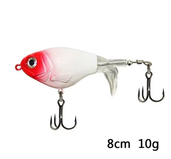 Señuelo de pescar TopWater Artificial Whopper Cola giratorio Duro Color6