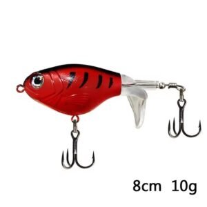 Señuelo de pescar TopWater Artificial Whopper Cola giratorio Duro Color5