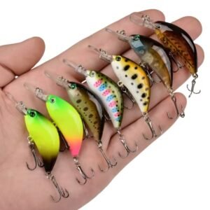 Señuelo efectivo para trucha 5cm Artificial 4gr (a elección)