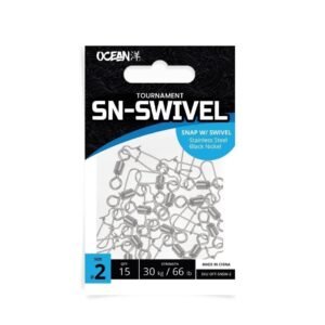 Bolsa de Sacavueltas con snap Ocean SN-Swivel 15uds Black Nickel #2
