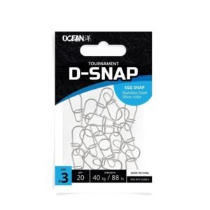 Bolsa de Snap Ocean Egg Duolock #3 Silver 20pcs