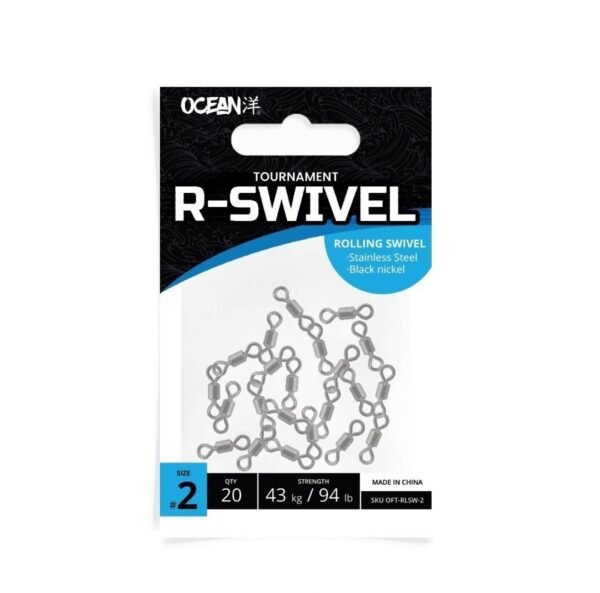 Bolsa de Sacavueltas Ocean Rolling #2 Black Nickel 20pcs