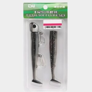 Vinilo Tsurinoya T-Tail Soft Lure Set 35 g x 11 cm Edición Limitada ColorB