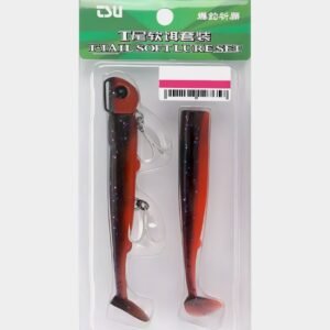 Vinilo Tsurinoya T-Tail Soft Lure Set 35 g x 11 cm Edición Limitada ColorC