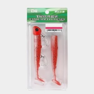 Vinilo Tsurinoya T-Tail Soft Lure Set 35 g x 11 cm Edición Limitada ColorD