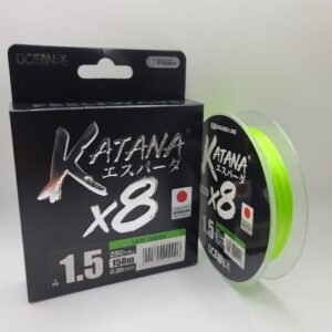 Multifilamento Ocean Katana X8 Spinning 0.20mm 12kg 150m Leaf Green