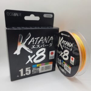 Multifilamento Ocean Katana X8 Spinning 0.20mm 12kg 300m Multicolor