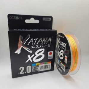 Multifilamento Ocean Katana X8 Spinning 0.23mm 14kg 300m Multicolor