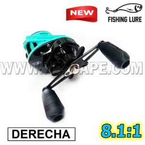 CARRETE BAITCASTING LURE FISHING REEL 5KG ANODIZADO – DERECHA