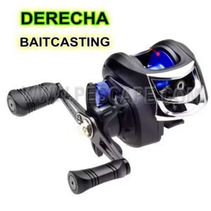 Carrete de Pesca Baitcasting Serie Ak-200 Alta resistencia