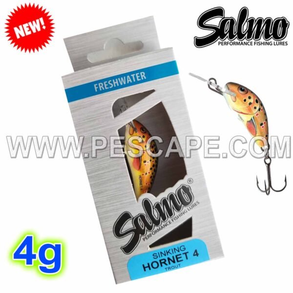 Señuelo Salmo Crankbait Hornet Sinking 4g Truchas 40mm | IND. PACK