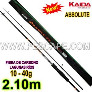 CAÑA KAIDA ABSOLUTE 2.10m Carbono SPINNING 10-40gr