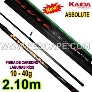 CAÑA KAIDA ABSOLUTE 2.10m Carbono SPINNING 10-40gr