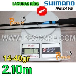 CAÑA SHIMANO Nexave Spinning 2.10m Carbono Heavy 14-40g Lagunas Ríos
