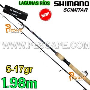 CAÑA SHIMANO SCIMITAR 1.98m 5-17gr Lagunas Ríos