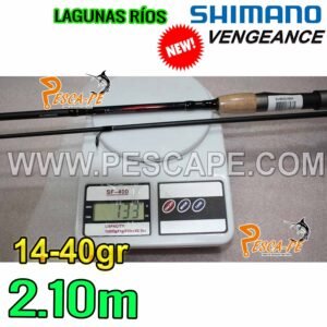 CAÑA SHIMANO VENGEANCE BX SPINNING 2.10m Fibra de Carbono 14-40g Lagunas Ríos