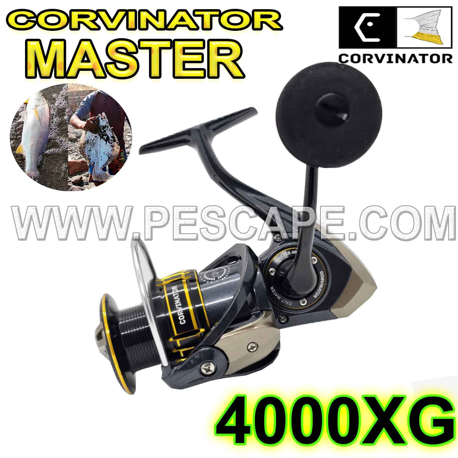 CARRETE CORVINATOR MASTER 4000XG PROFESIONAL
