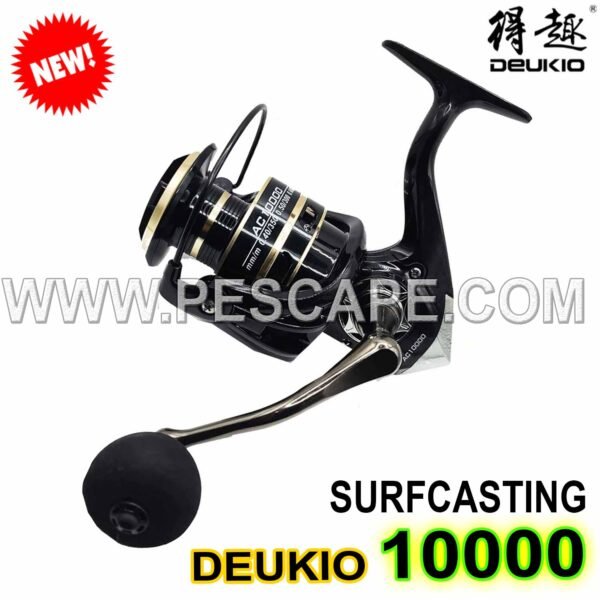 CARRETE DEUKIO SURFCASTING AC-10000 Metal Black