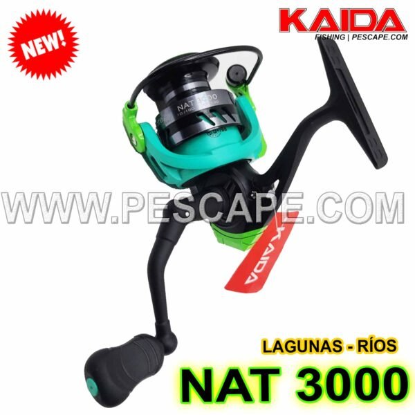 CARRETE KAIDA NAT-3000 NATURE SPINNING LAGUNA RÍOS | IND. PACK