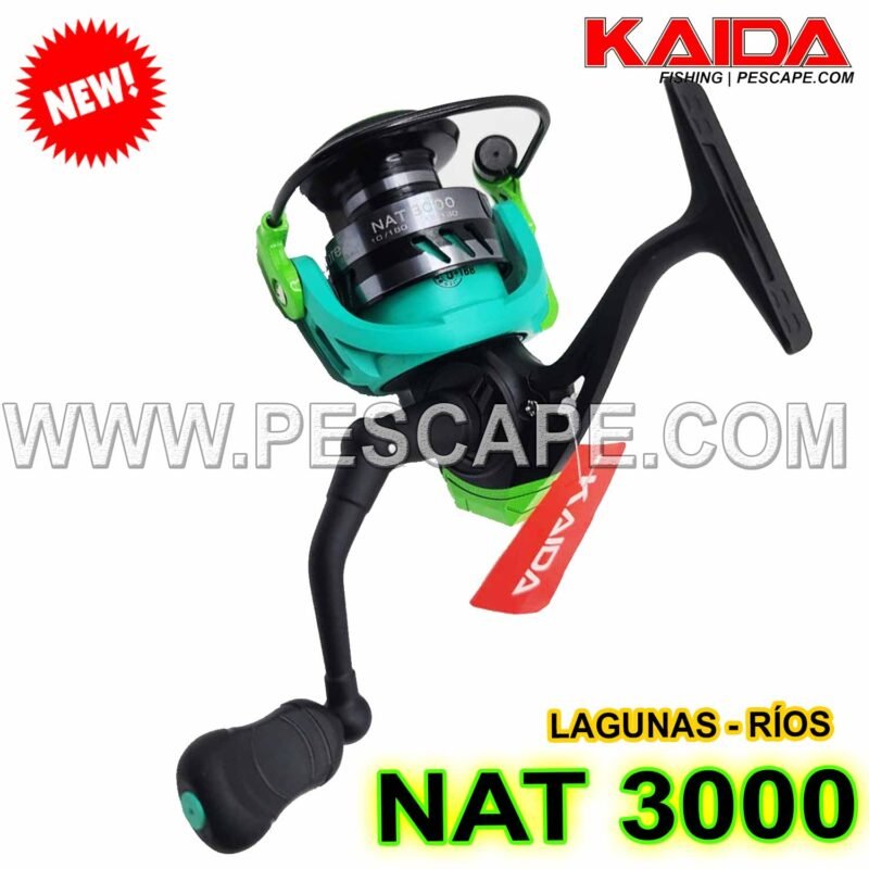 CARRETE KAIDA NAT-3000 NATURE SPINNING LAGUNA RÍOS | IND. PACK ...