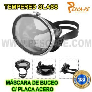 Gafas de buceo de silicona líquida Reforzado esnórquel Pesca con Arpón