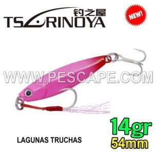 Jig Tsurinoya de metal 14g para truchas de lagunas