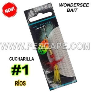 Mariposa Wondersee Bait cucharilla Truchas Ríos Alta calidad #1 Color1