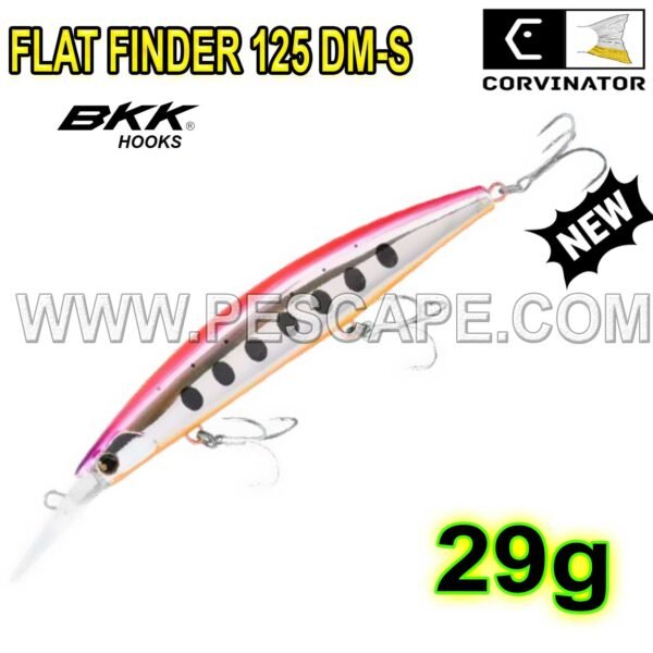 SEÑUELO CORVINATOR FLAT FINDER 125DMS 29gr Camotillo 1.0 BKK Hooks