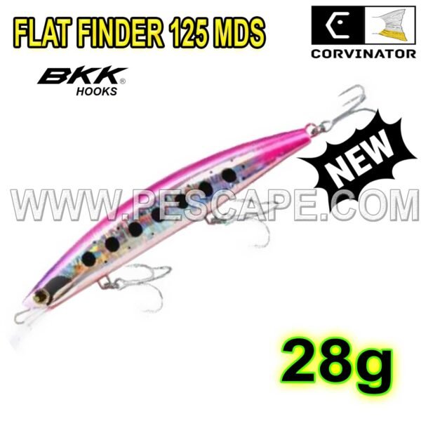 SEÑUELO CORVINATOR FLAT FINDER 125MD-S 28gr Camotillo 2.0 BKK Hooks